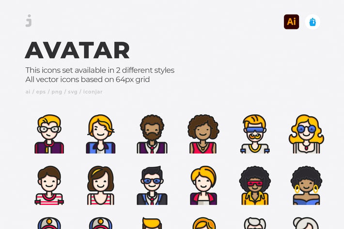 30 Avatar Icons