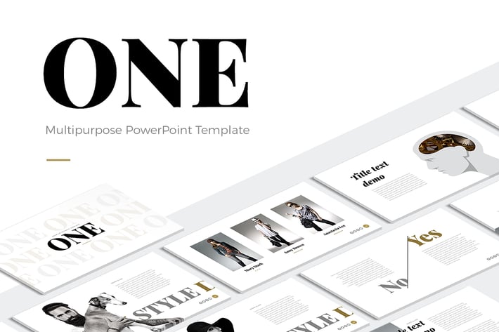 ONE Modern PowerPoint Template