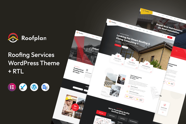 Roofplan - Roofing Services WordPress Theme