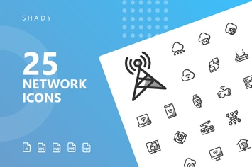 Network Shady Icons