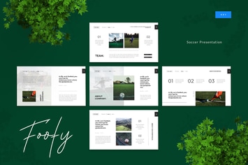 Footy - Soccer Keynote Presentation Template