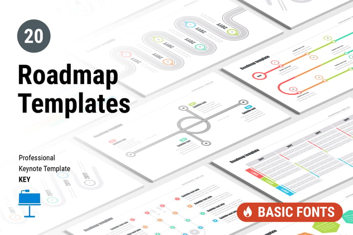 Roadmap Keynote Templates
