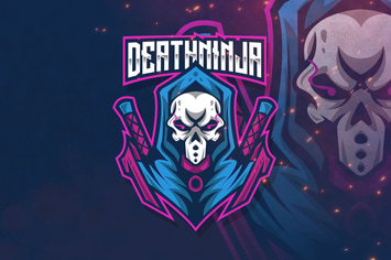Death Ninja Esport Logo Template