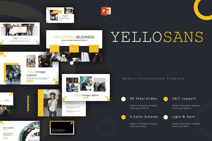 Yellosans - Powerpoint Template