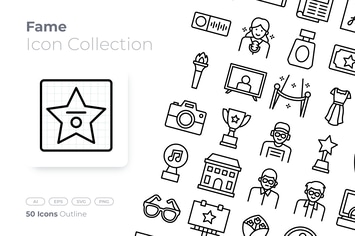 Fame Outline Icon