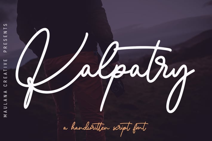 Kalpatry Signature Script Font