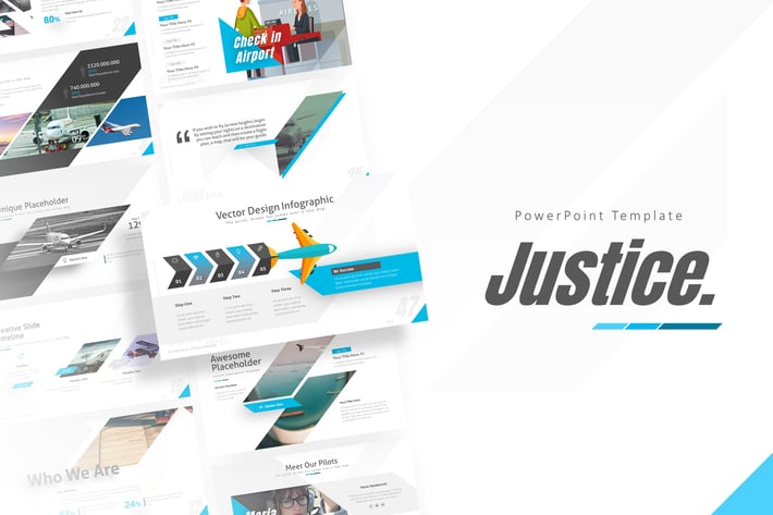 Justice - Airplane Powerpoint Presentation 
