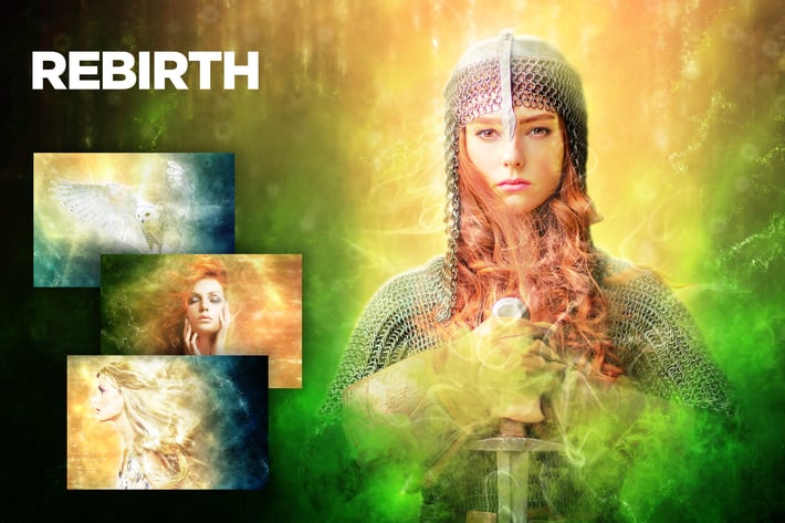 Rebirth CS4+ Photoshop Action