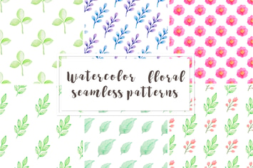 Watercolor Floral Patterns