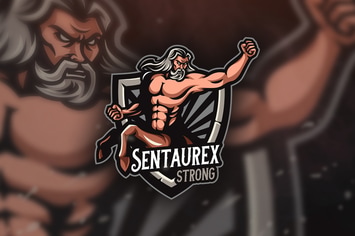 Centaurex Strong- Mascot & Esport Logo
