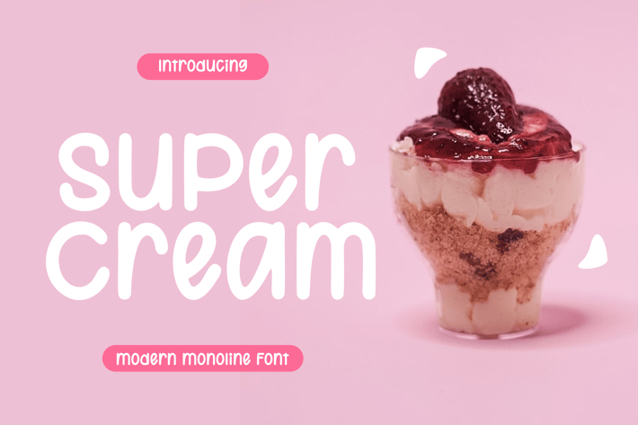 Super Cream Fonts
