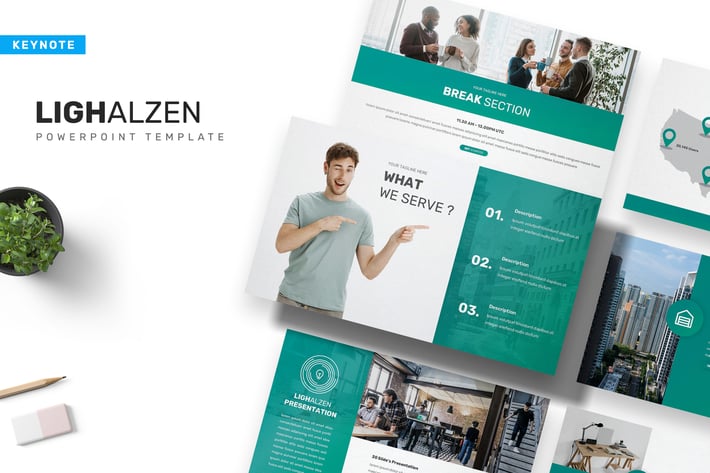 Lighalzen Keynote Presentation Template