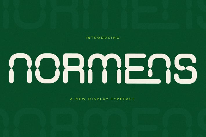 Normens New Display Font