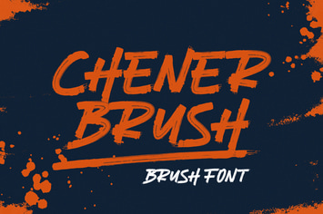Chener Brush - Handbrush Font