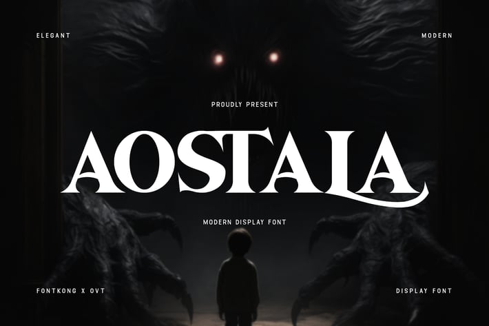 Aostala - Modern Display Font