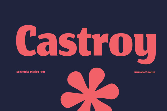 Castroy Decorative Display Font