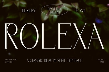 Rolexa- a Classic Beauty Serif Font