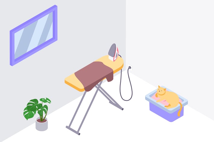Smart Power Outlet Isometric Illustration
