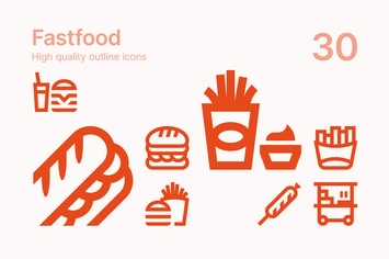 Fast Food Icons