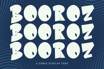 Booroz Comic Display Font