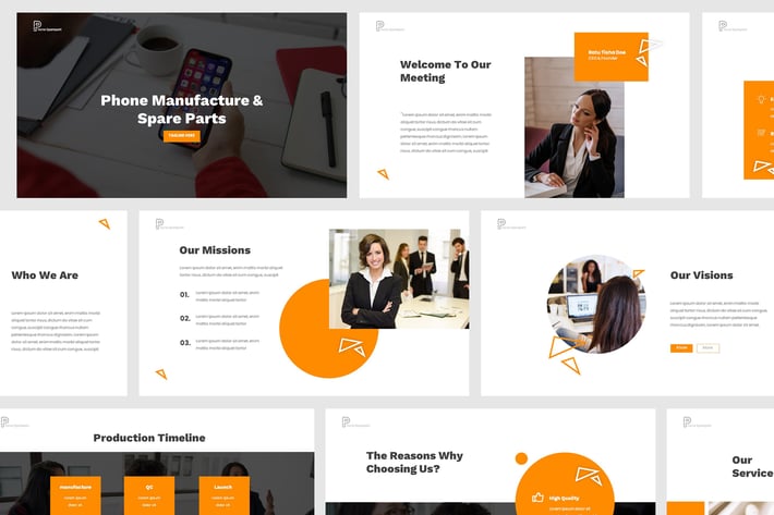 Phone Manufacture and Sparepart Powerpoint
