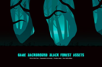 Game Background Black Forest Assets