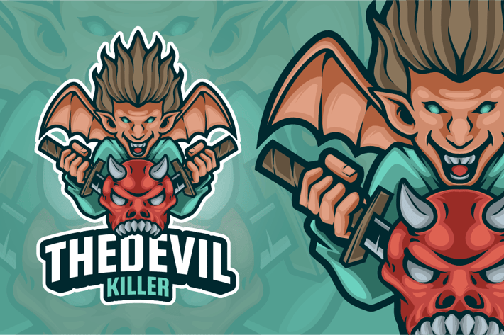 The Devil Killer Mascot Logo
