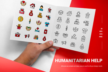 Humanitarian Help - Icons