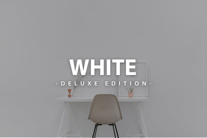 Clean White | For Mobile and Desktop
