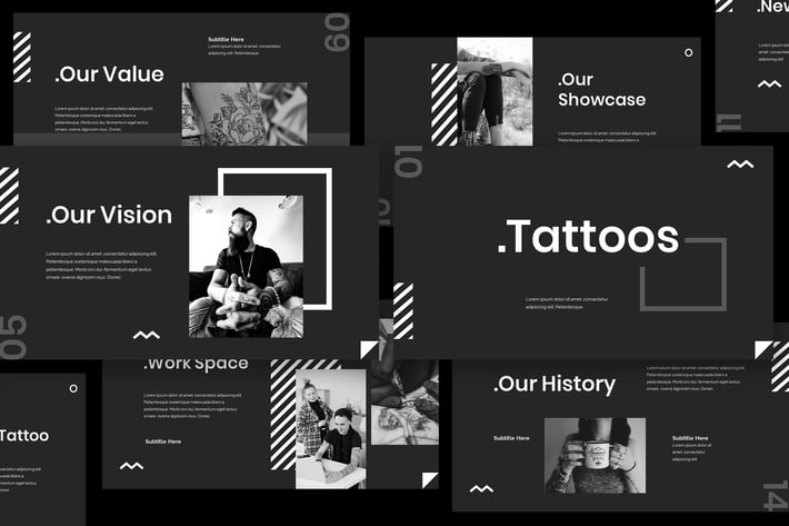 Tattoo Keynote Presentation Template