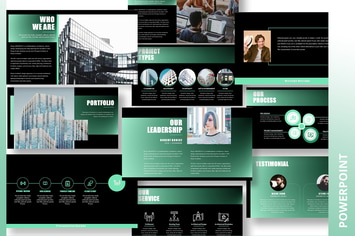 Picazo Black - Architecture Powerpoint Template