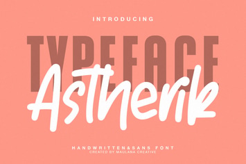 Astherik - Handwritten Free Sans Font