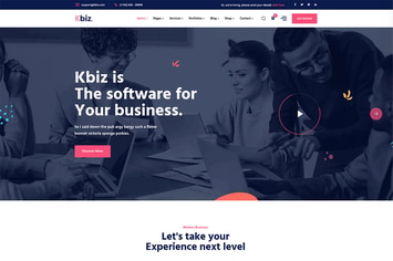  Kbiz - Modern Business and Corporate HTML Templat