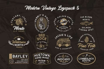 Modern Vintage Logopack 05
