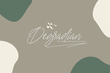 Degradian - Handwritten Fonts