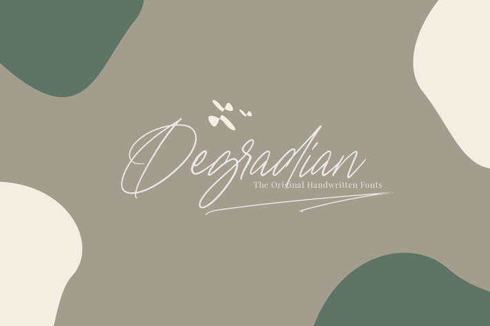 Degradian - Handwritten Fonts