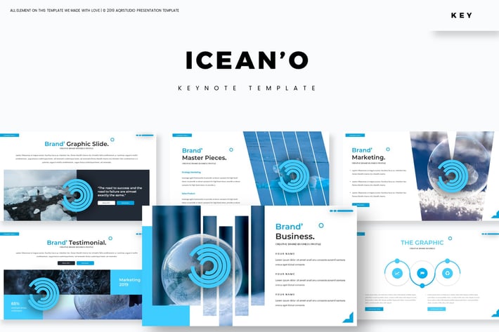 Icean'o - Keynote Template