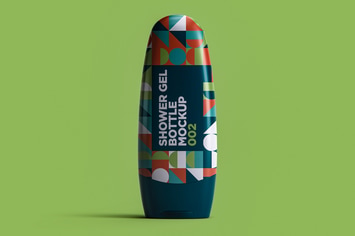 Shower Gel Bottle Mockup 002