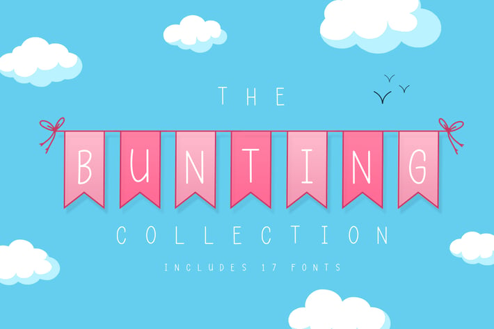 The Bunting Font Collection