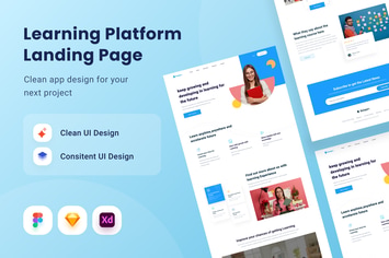 Learningg Platform Landing Page