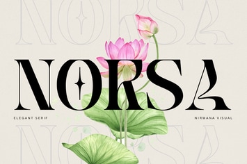 Fashion Norsa - Modern Branding Logo Font