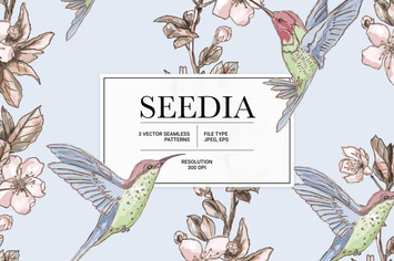 Seedia – Vector Seamless Pattern