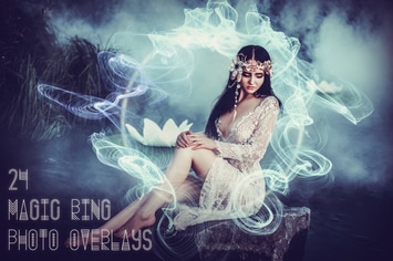 24 Magic Ring Photo Overlays