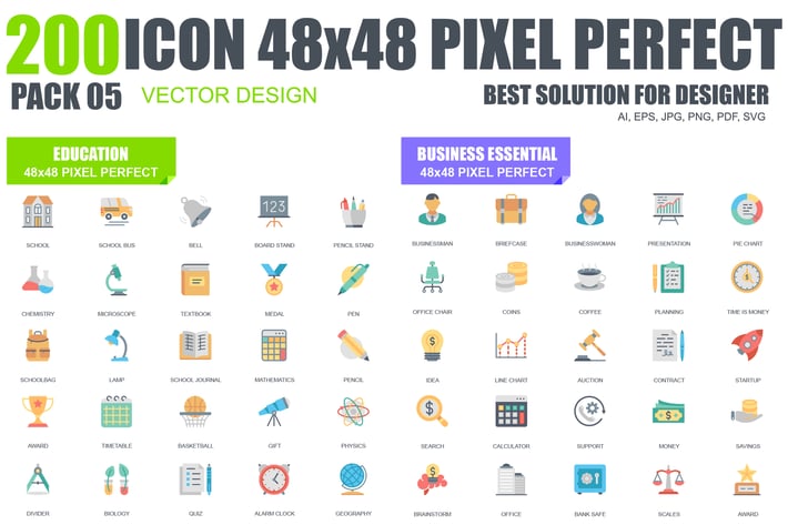 Flat Icons Set