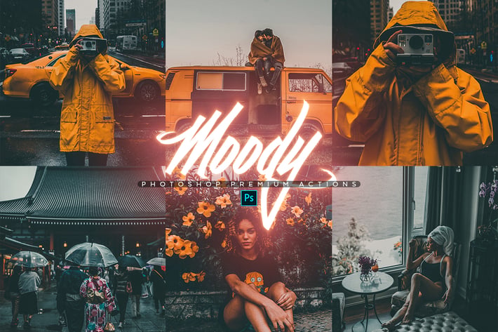 Moody Photoshop Actions