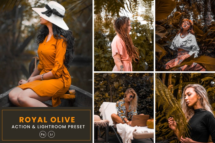 Royal Olive Photoshop Action & Lightrom