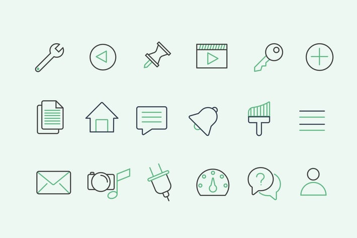 30 WordPress UI Icons