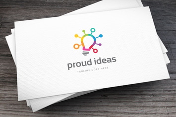 Proud Ideas Logo Template