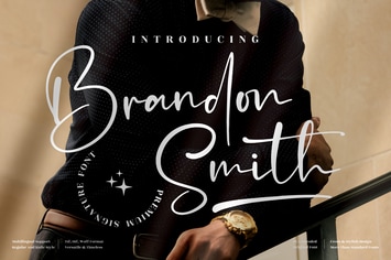 Brandon Smith Signature Font