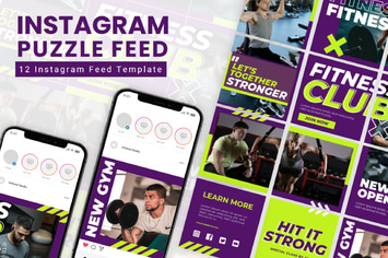 Instagram Puzzle - Fitness